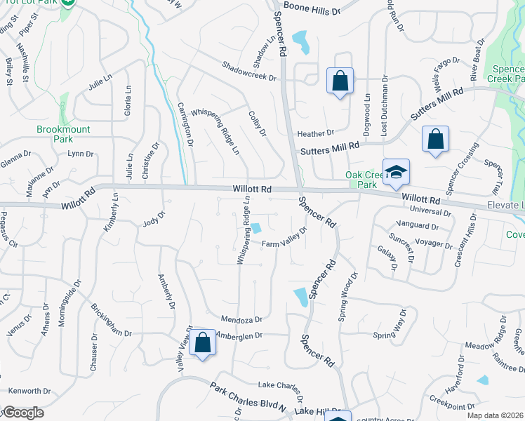 map of restaurants, bars, coffee shops, grocery stores, and more near 8 Forrel Tree Court in St. Peters