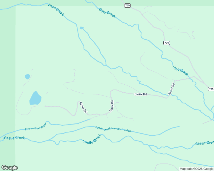 map of restaurants, bars, coffee shops, grocery stores, and more near 643 Sioux Trail in Gunnison