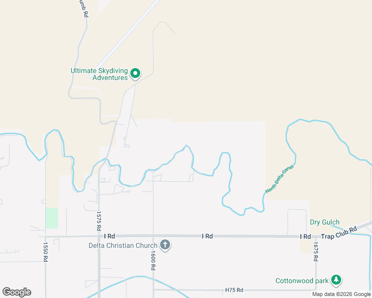 map of restaurants, bars, coffee shops, grocery stores, and more near 879 1575 Road in Delta