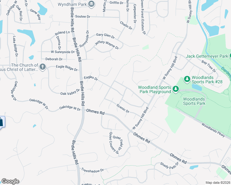 map of restaurants, bars, coffee shops, grocery stores, and more near 360 Eagles Drive in St. Peters