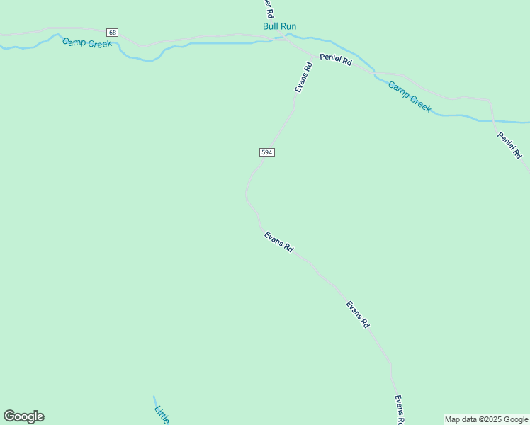 map of restaurants, bars, coffee shops, grocery stores, and more near 1531 Evans Road in Patriot
