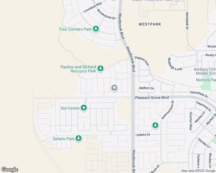 map of restaurants, bars, coffee shops, grocery stores, and more near 6032 Duet way in Roseville