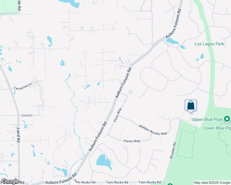 map of restaurants, bars, coffee shops, grocery stores, and more near 6330 Auburn Folsom Road in Granite Bay
