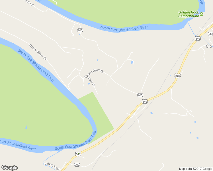 map of restaurants, bars, coffee shops, grocery stores, and more near 300 Canoe River Drive in Rileyville