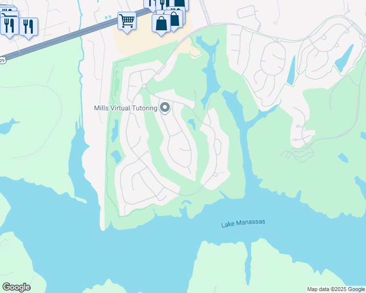 map of restaurants, bars, coffee shops, grocery stores, and more near 15006 Ransom Oaks Ct in Gainesville