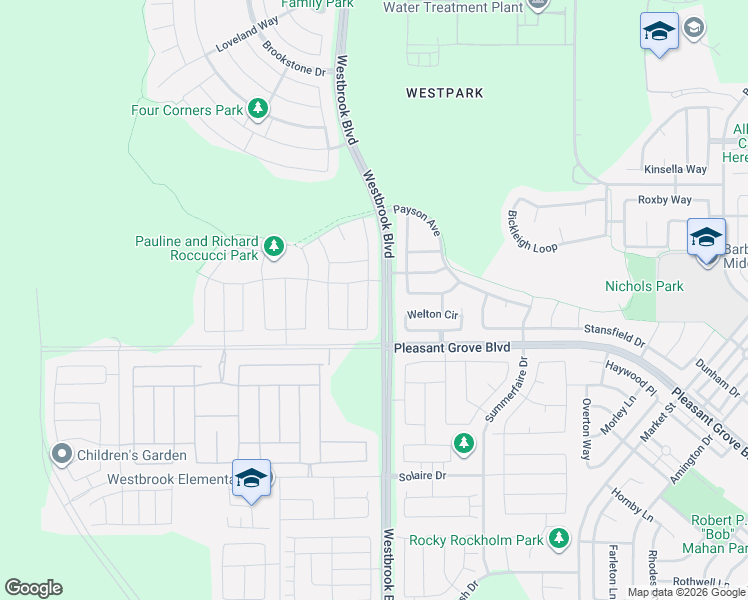 map of restaurants, bars, coffee shops, grocery stores, and more near 5049 Maestro Way in Roseville