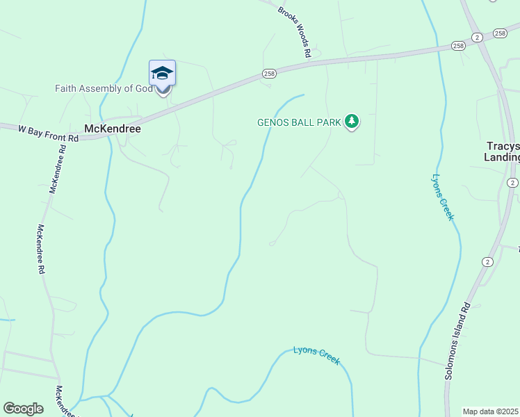 map of restaurants, bars, coffee shops, grocery stores, and more near 5710 Iron Stone Road in Lothian