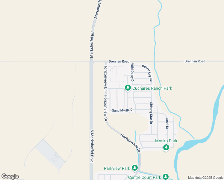 map of restaurants, bars, coffee shops, grocery stores, and more near 9164 Sand Myrtle Drive in Colorado Springs