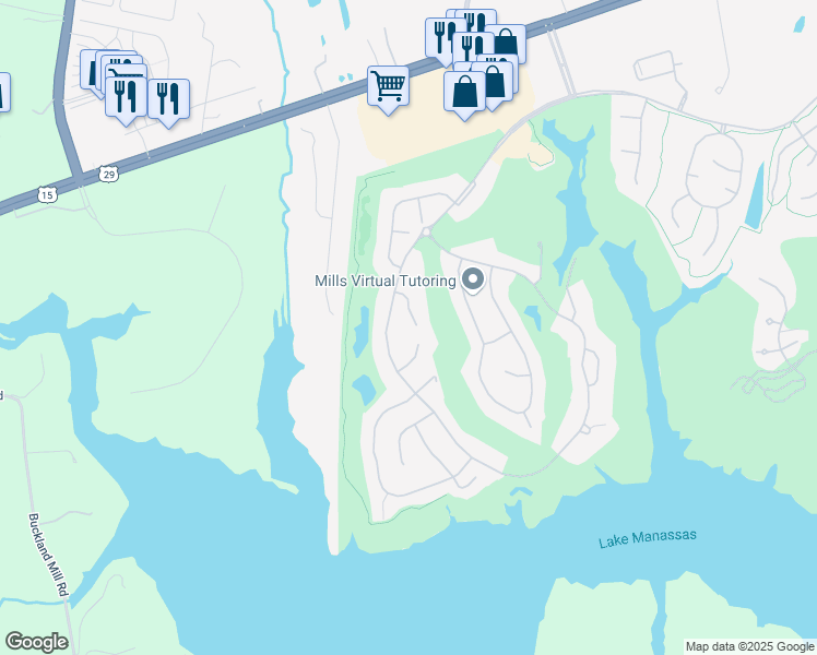 map of restaurants, bars, coffee shops, grocery stores, and more near 8318 Hancock Court in Gainesville
