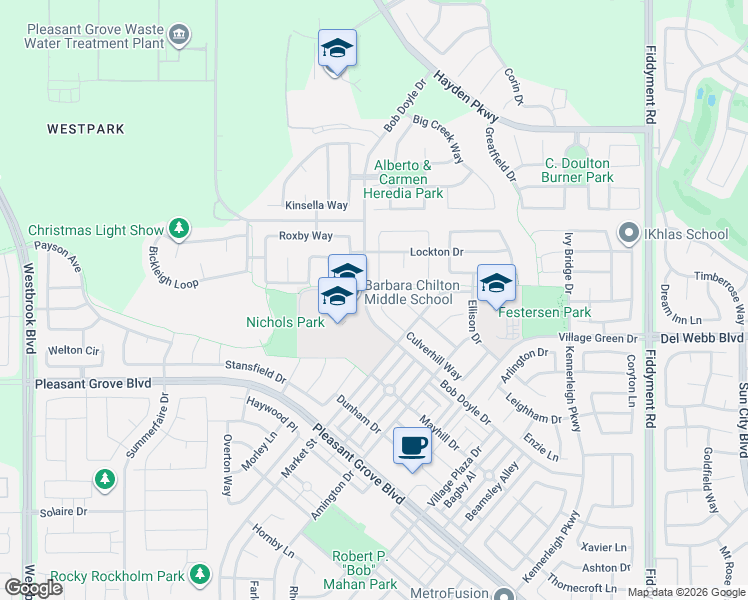 map of restaurants, bars, coffee shops, grocery stores, and more near 4501 Bob Doyle Drive in Roseville