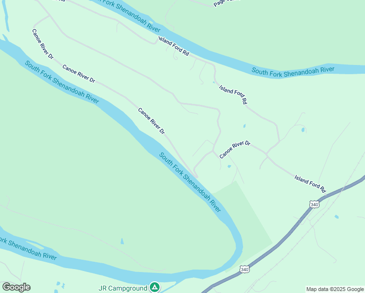 map of restaurants, bars, coffee shops, grocery stores, and more near 300 Canoe River Drive in Rileyville