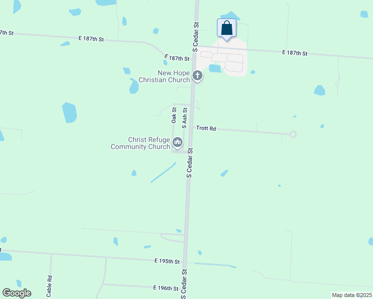 map of restaurants, bars, coffee shops, grocery stores, and more near 19105 South Cedar Street in Belton