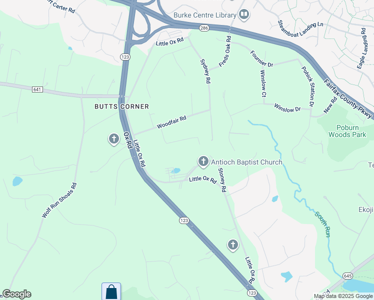map of restaurants, bars, coffee shops, grocery stores, and more near 10901 Olm Dr in Fairfax Station