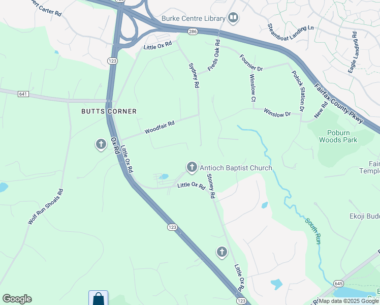 map of restaurants, bars, coffee shops, grocery stores, and more near 10825 Olm Drive in Fairfax Station