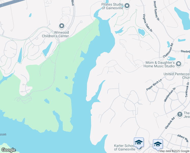 map of restaurants, bars, coffee shops, grocery stores, and more near 8201 Tillinghast Lane in Gainesville