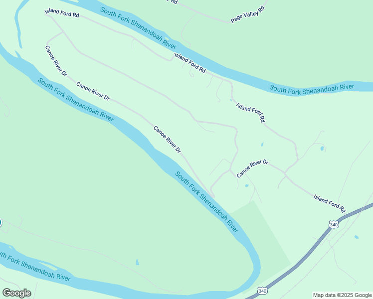 map of restaurants, bars, coffee shops, grocery stores, and more near 552 Canoe River Drive in Rileyville