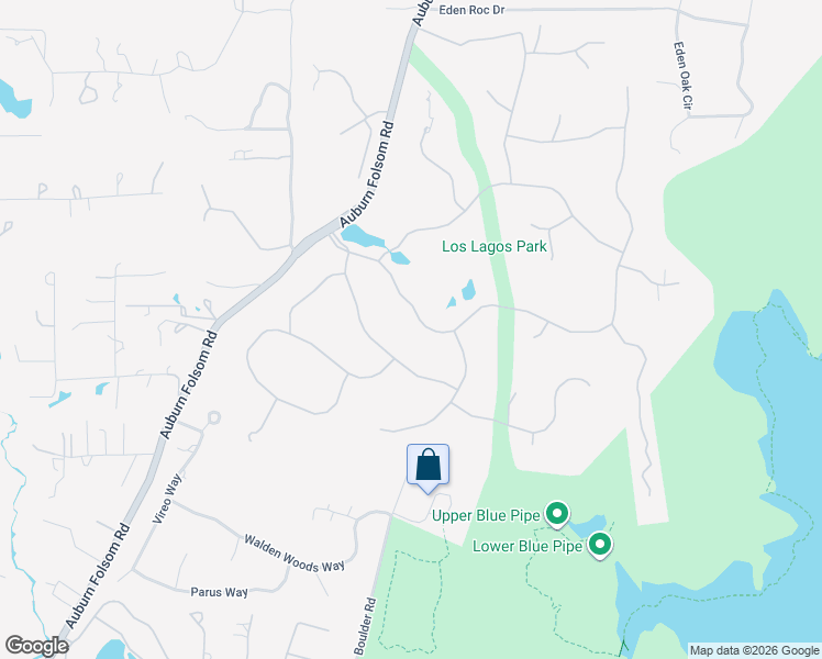 map of restaurants, bars, coffee shops, grocery stores, and more near 8720 Los Lagos Circle South in Granite Bay