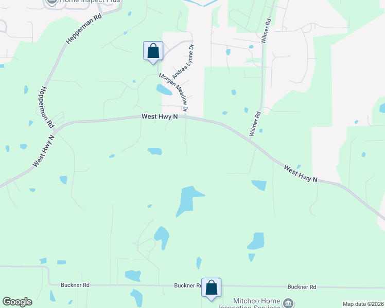 map of restaurants, bars, coffee shops, grocery stores, and more near 1 Woodbridge Creek Drive in Wentzville