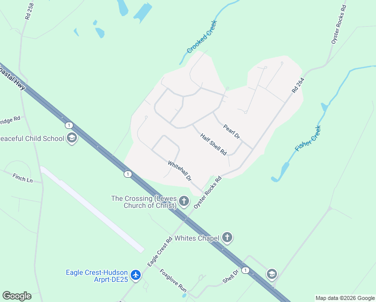 map of restaurants, bars, coffee shops, grocery stores, and more near 15250 Robinson Drive in Milton