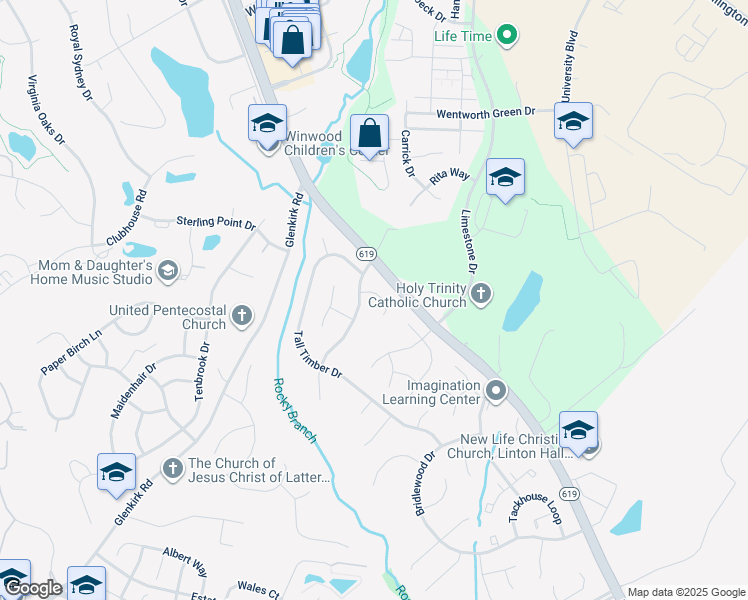 map of restaurants, bars, coffee shops, grocery stores, and more near 13811 Turtle Court in Gainesville