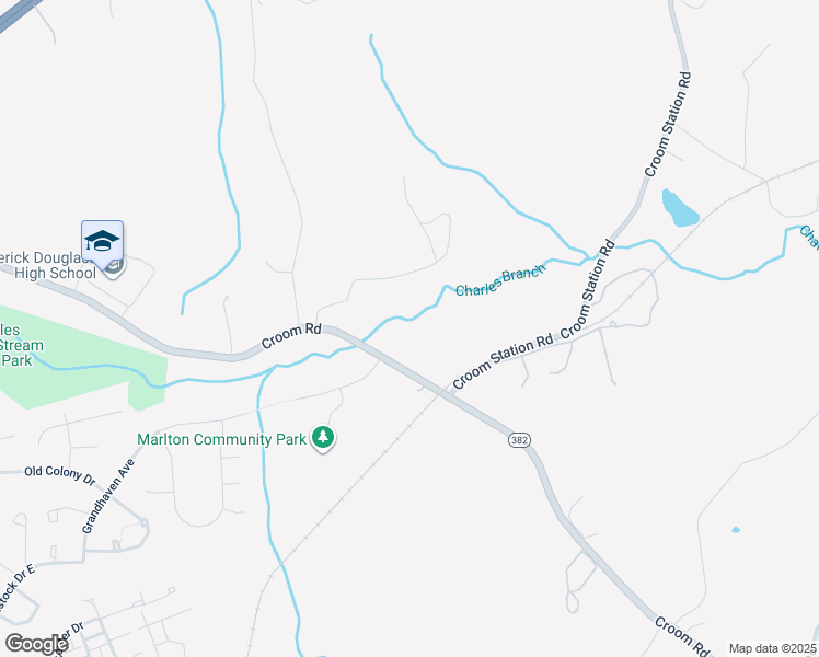 map of restaurants, bars, coffee shops, grocery stores, and more near in UPPR MARLBORO