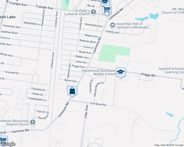 map of restaurants, bars, coffee shops, grocery stores, and more near 1058 Briarbrae Drive in St. Louis