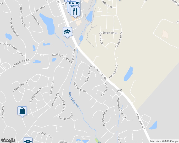 map of restaurants, bars, coffee shops, grocery stores, and more near 7999 Turtle Court in Gainesville
