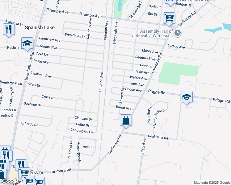 map of restaurants, bars, coffee shops, grocery stores, and more near 1217 Scott Avenue in St. Louis