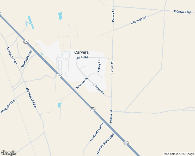 map of restaurants, bars, coffee shops, grocery stores, and more near 416 Jefferson Drive in Round Mountain