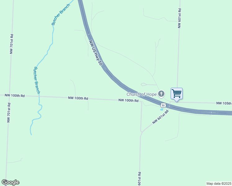 map of restaurants, bars, coffee shops, grocery stores, and more near 650-670 U.S. 50 in Centerview