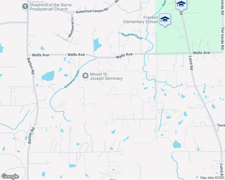 map of restaurants, bars, coffee shops, grocery stores, and more near 6535 Casa Vista Drive in Loomis