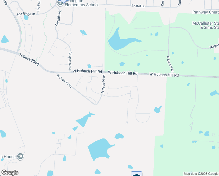 map of restaurants, bars, coffee shops, grocery stores, and more near 977-999 West Hubach Hill Road in Raymore