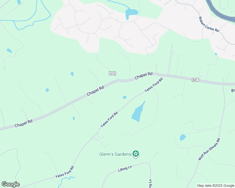 map of restaurants, bars, coffee shops, grocery stores, and more near 11508 Yates Ford Road in Fairfax Station