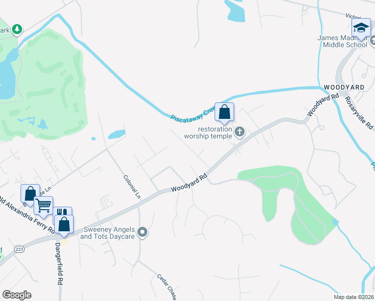 map of restaurants, bars, coffee shops, grocery stores, and more near 7801 Clendinnen Drive in Clinton
