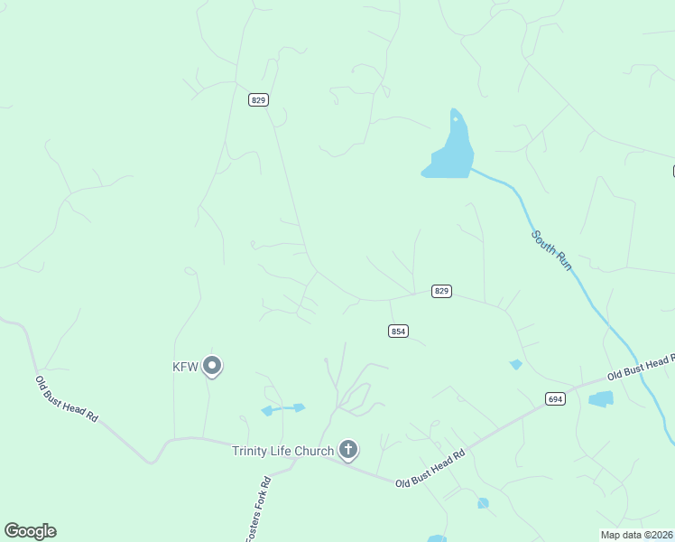 map of restaurants, bars, coffee shops, grocery stores, and more near 6030 Snow Mountain Road in Broad Run