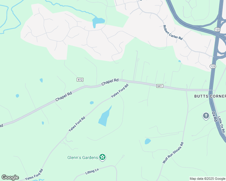 map of restaurants, bars, coffee shops, grocery stores, and more near 11504 Yates Ford Road in Fairfax Station