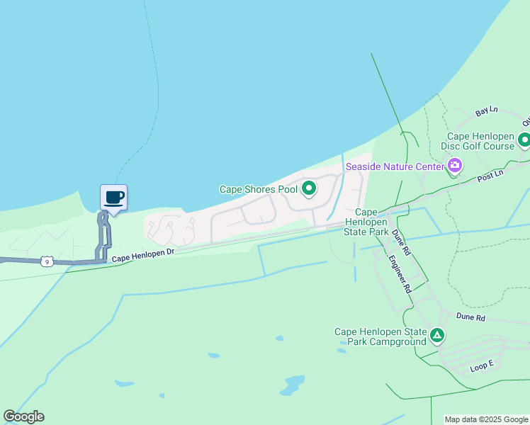 map of restaurants, bars, coffee shops, grocery stores, and more near 3 Harbor Point in Lewes