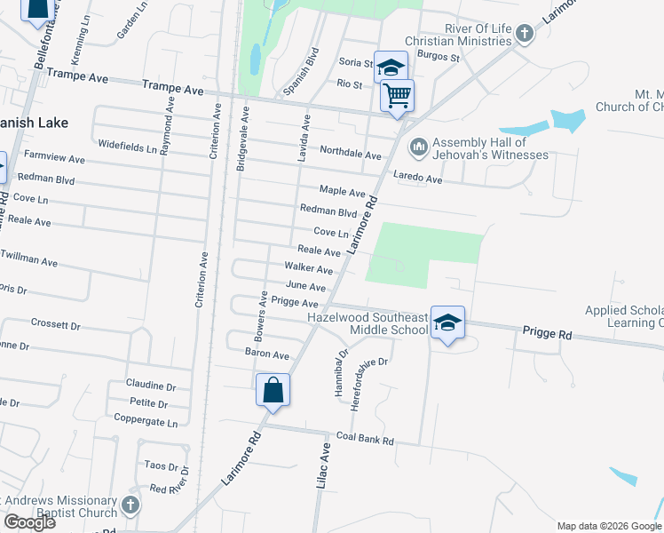 map of restaurants, bars, coffee shops, grocery stores, and more near 1109 Walker Avenue in St. Louis
