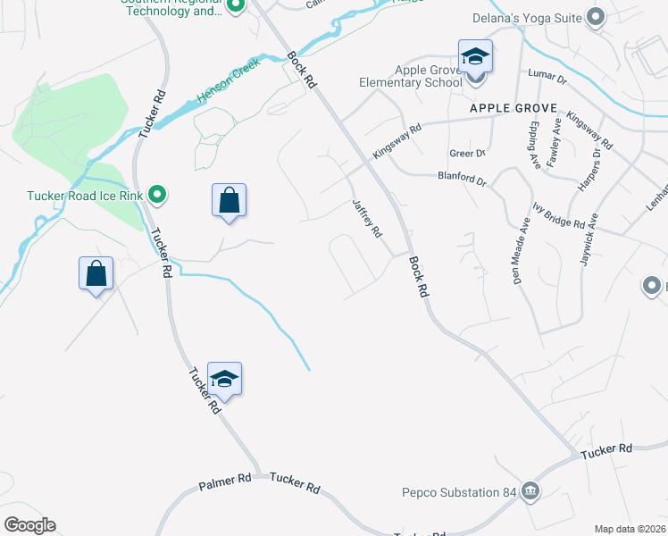map of restaurants, bars, coffee shops, grocery stores, and more near 7733 Loudon Drive in Fort Washington