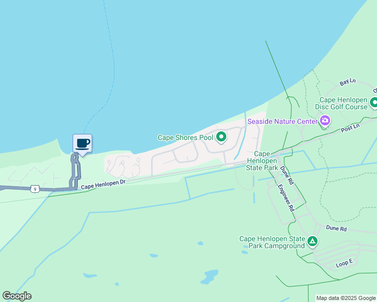 map of restaurants, bars, coffee shops, grocery stores, and more near 3 Harbor Point in Lewes