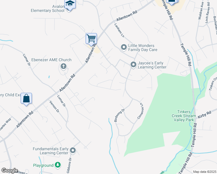map of restaurants, bars, coffee shops, grocery stores, and more near 4112 Kilbourne Drive in Fort Washington
