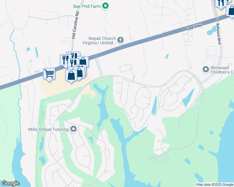 map of restaurants, bars, coffee shops, grocery stores, and more near 8070 Amsterdam Court in Gainesville