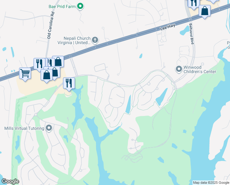 map of restaurants, bars, coffee shops, grocery stores, and more near 8039 Arcadian Shore Court in Gainesville