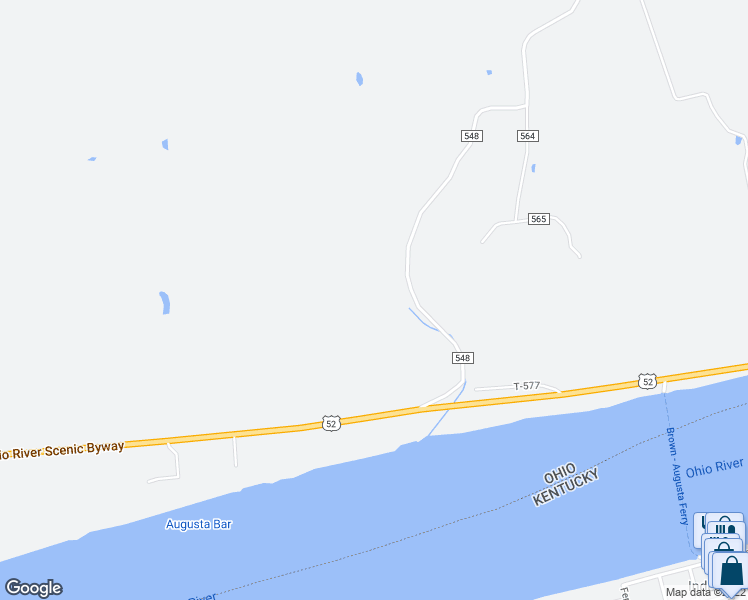 map of restaurants, bars, coffee shops, grocery stores, and more near 5315 Thomas Road in Georgetown