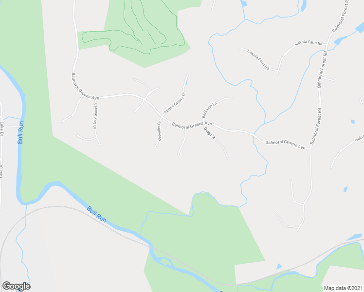 map of restaurants, bars, coffee shops, grocery stores, and more near 7509 Weymouth Hill Road in Clifton