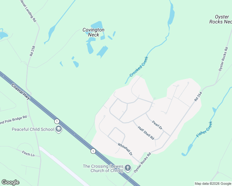 map of restaurants, bars, coffee shops, grocery stores, and more near 15070 Oyster Shell Drive in Milton