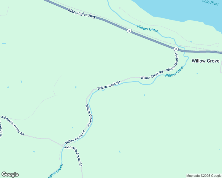 map of restaurants, bars, coffee shops, grocery stores, and more near 715 Willow Creek Road in Foster