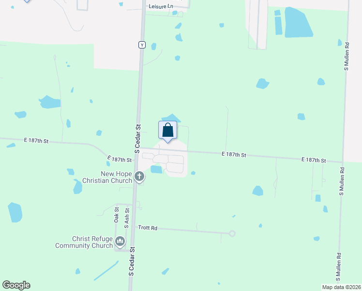 map of restaurants, bars, coffee shops, grocery stores, and more near 6102 East 187th Street in Belton