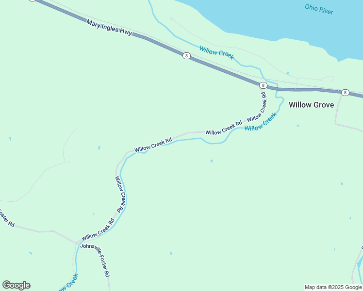 map of restaurants, bars, coffee shops, grocery stores, and more near 715 Willow Creek Road in Foster