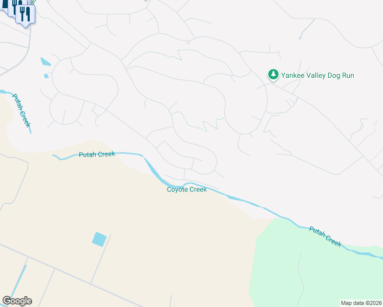 map of restaurants, bars, coffee shops, grocery stores, and more near 19924 Mountain Meadow South in Hidden Valley Lake